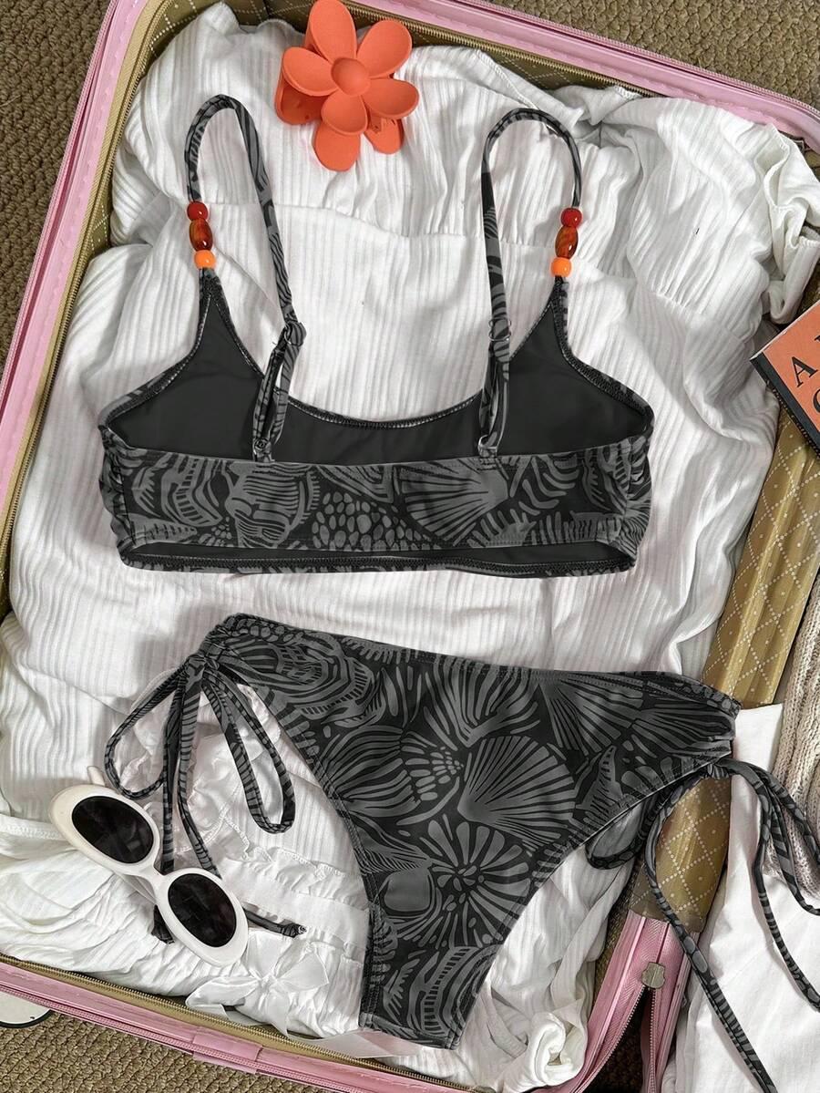 BIKINI DWUCZĘŚCIOWE Z NADRUKIEM