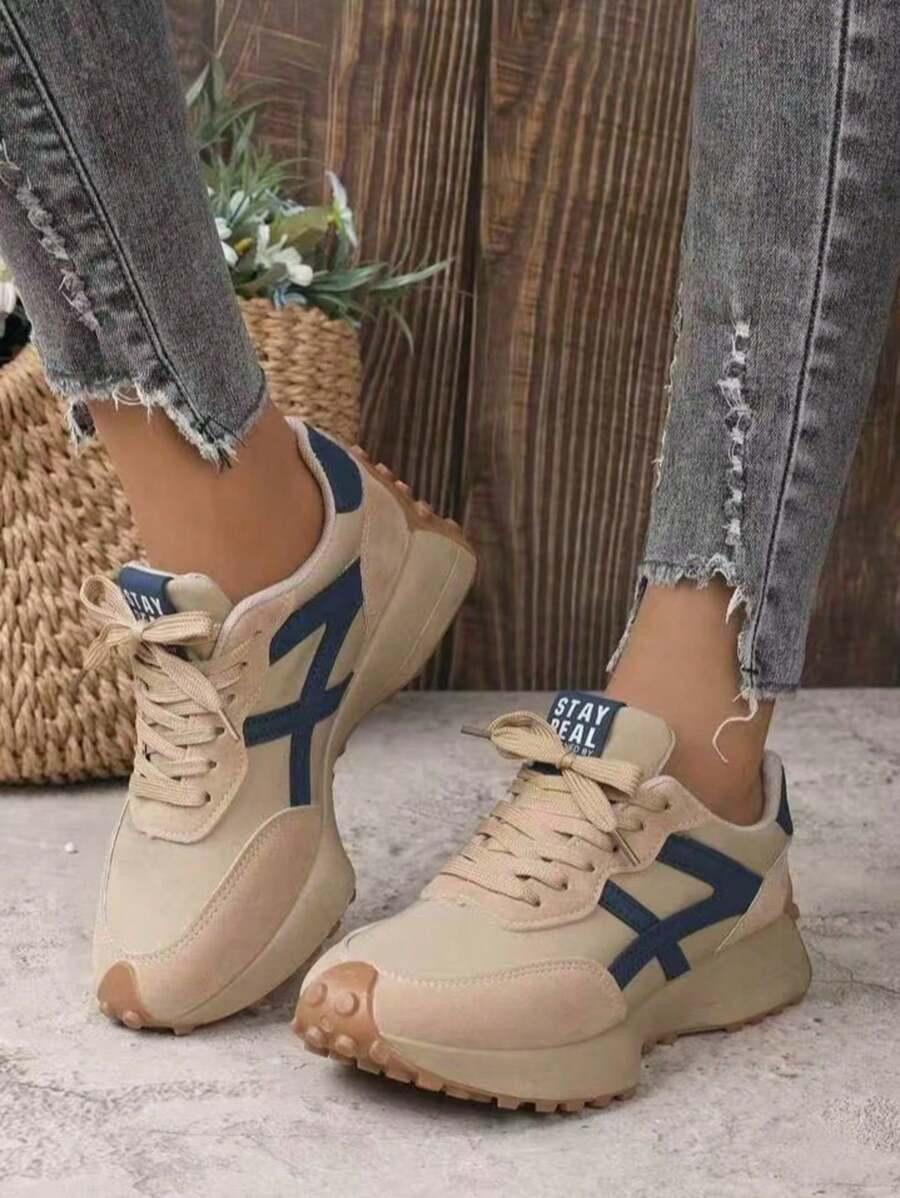 BRĄZOWE BUTY SPORTOWE