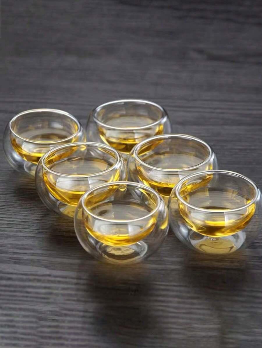 bezbarwne szklanki 6-pack