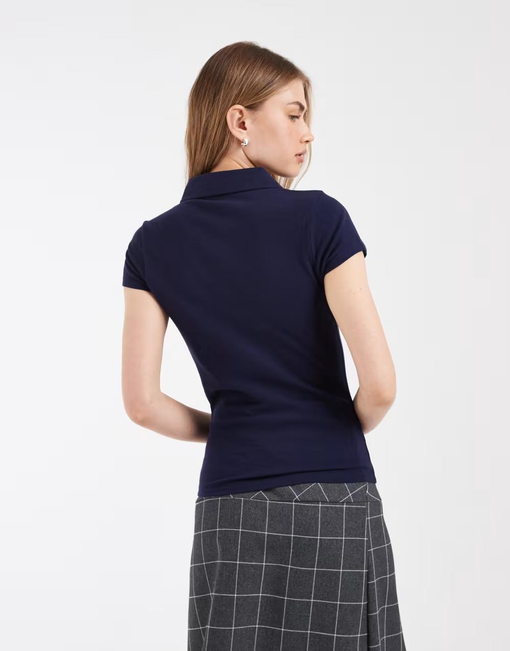 granatowa koszulka polo
