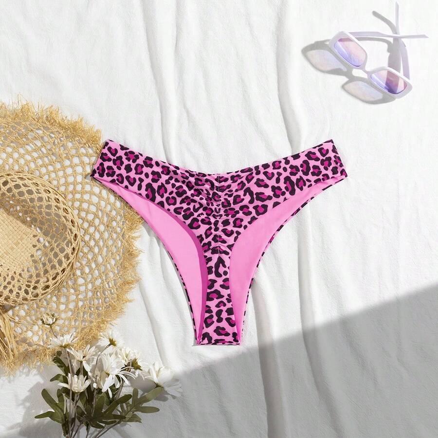 dół of bikini animal print