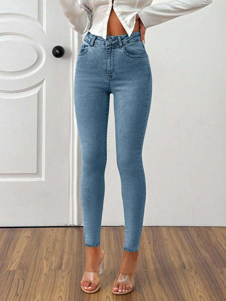 NIEBIESKIE RURKI JEANS 