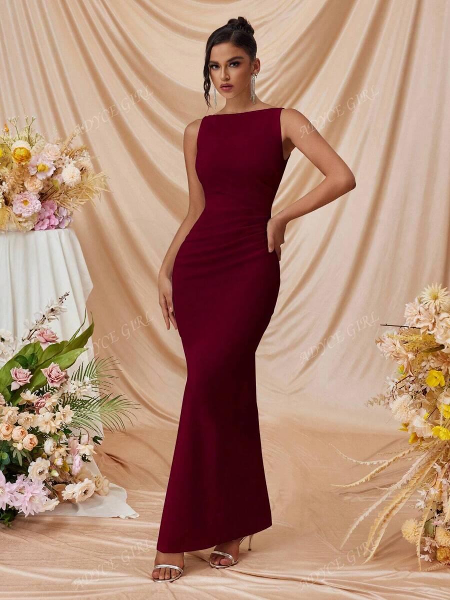 BORDOWA MAXI SUKIENKA