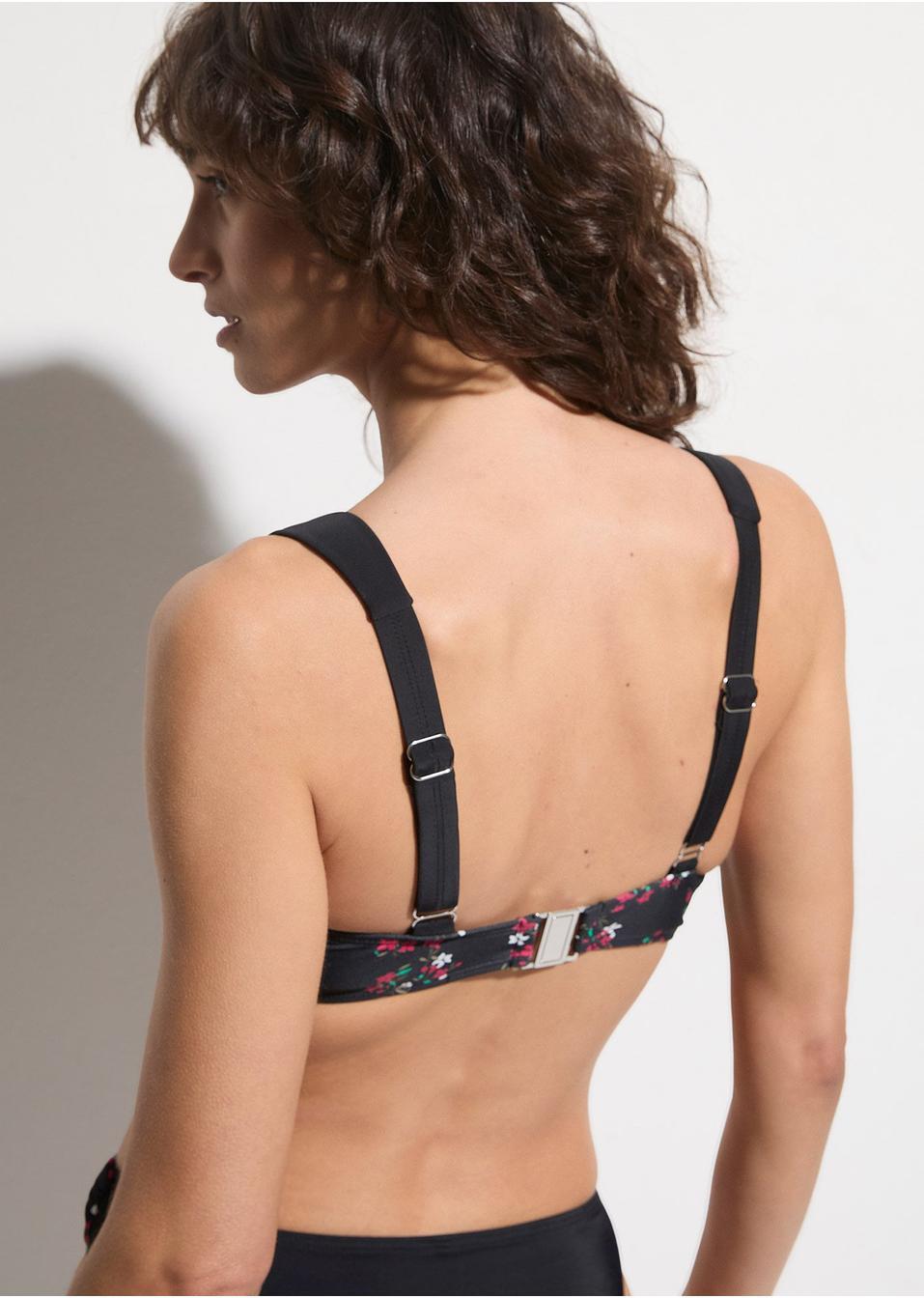góra od bikini wzór kwiaty