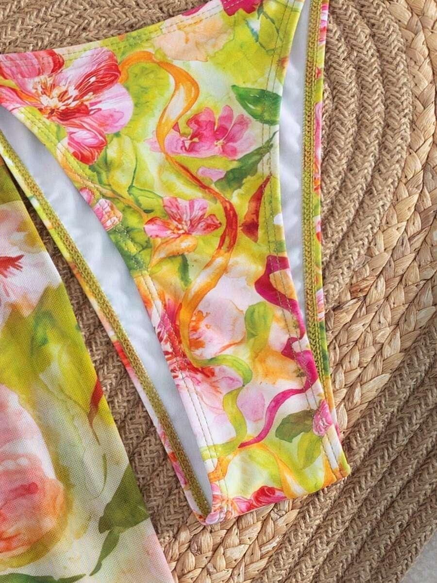 DWUCZĘŚCIOWY STRÓJ KĄPIELOWY SARONG KOMPLET
