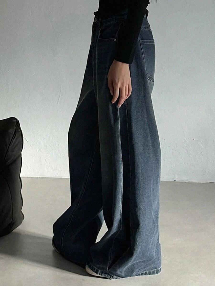 NIEBIESKIE SPODNIE JEANS