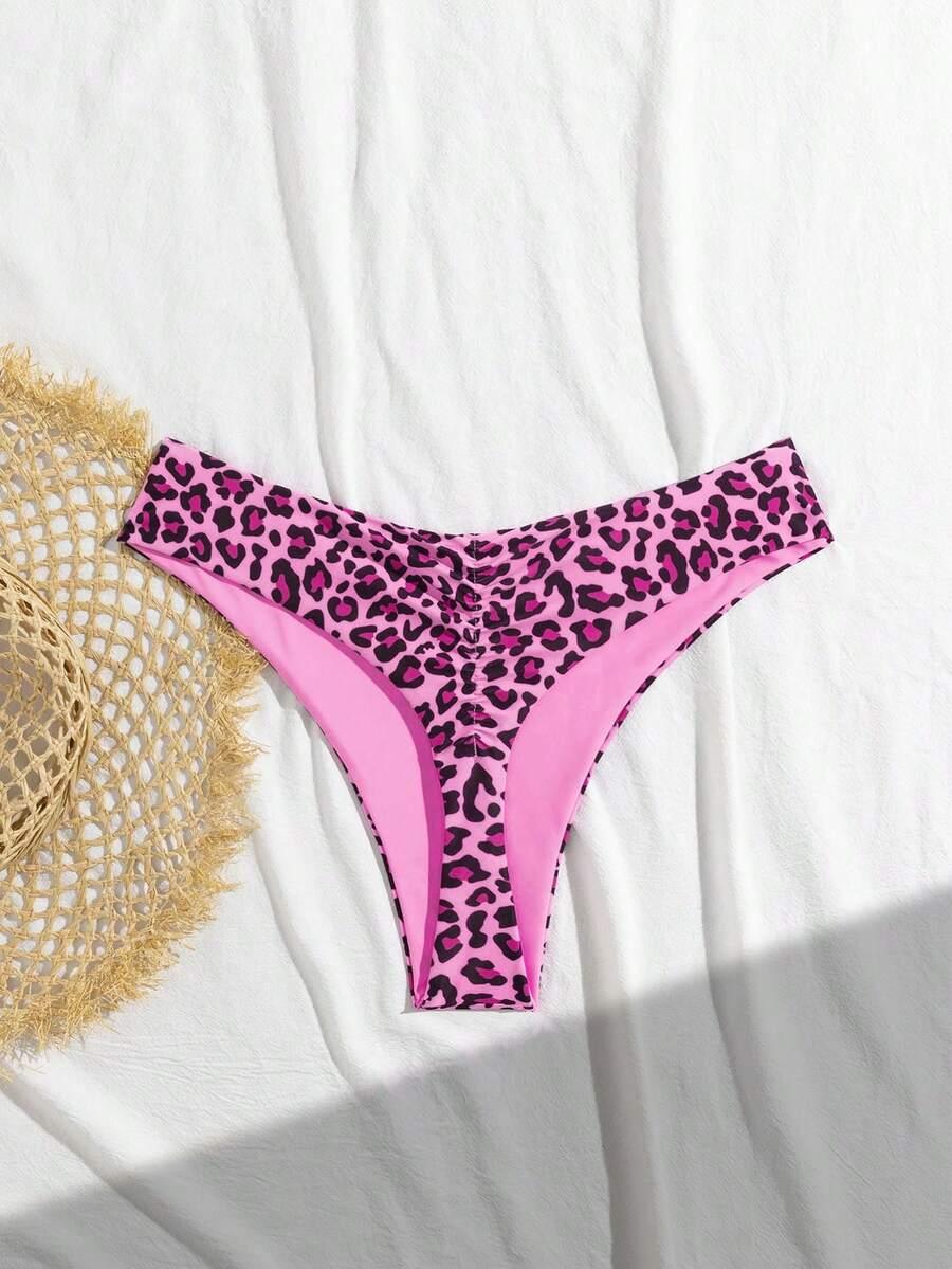dół of bikini animal print