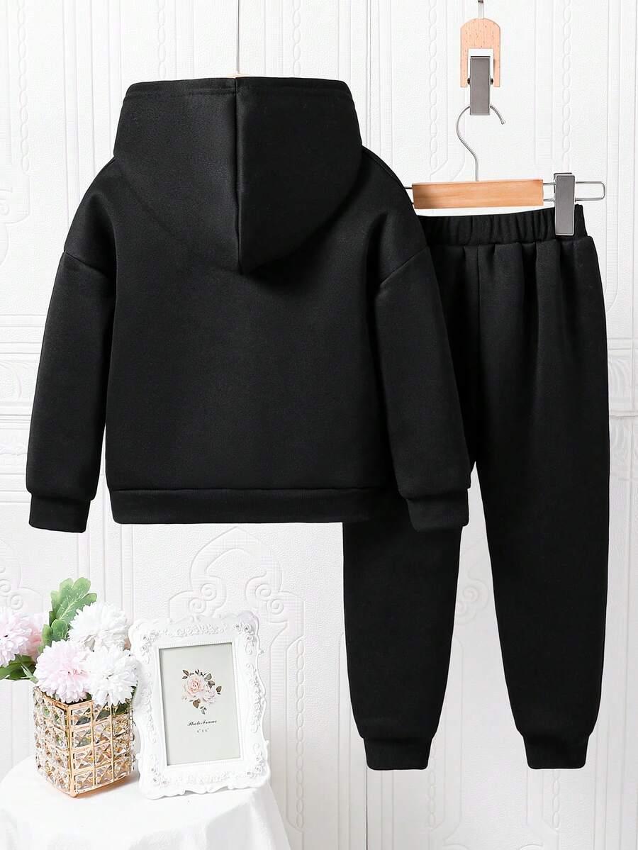 czarny komplet bluza spodnie