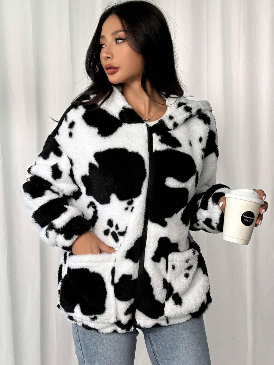 bluza z kapturem print 