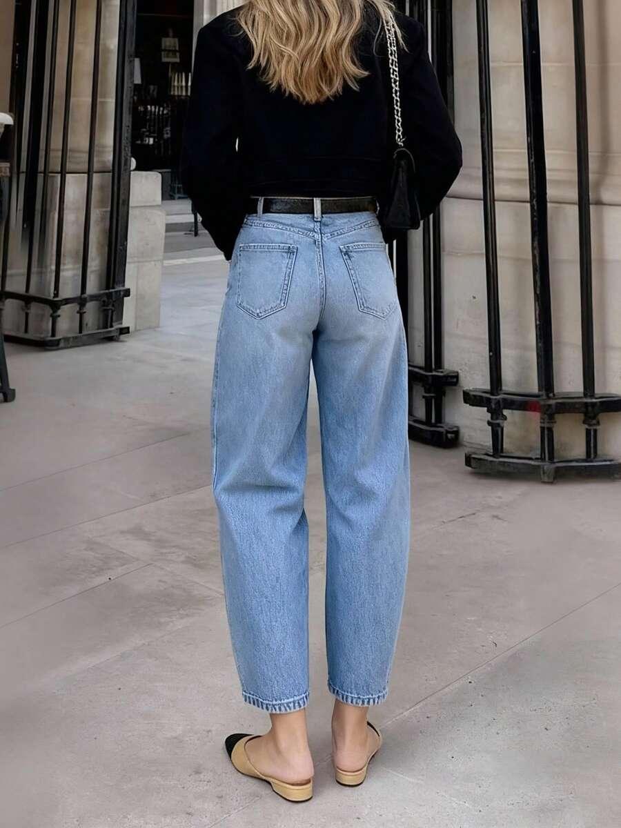 NIEBIESKIE SPODNIE JEANS