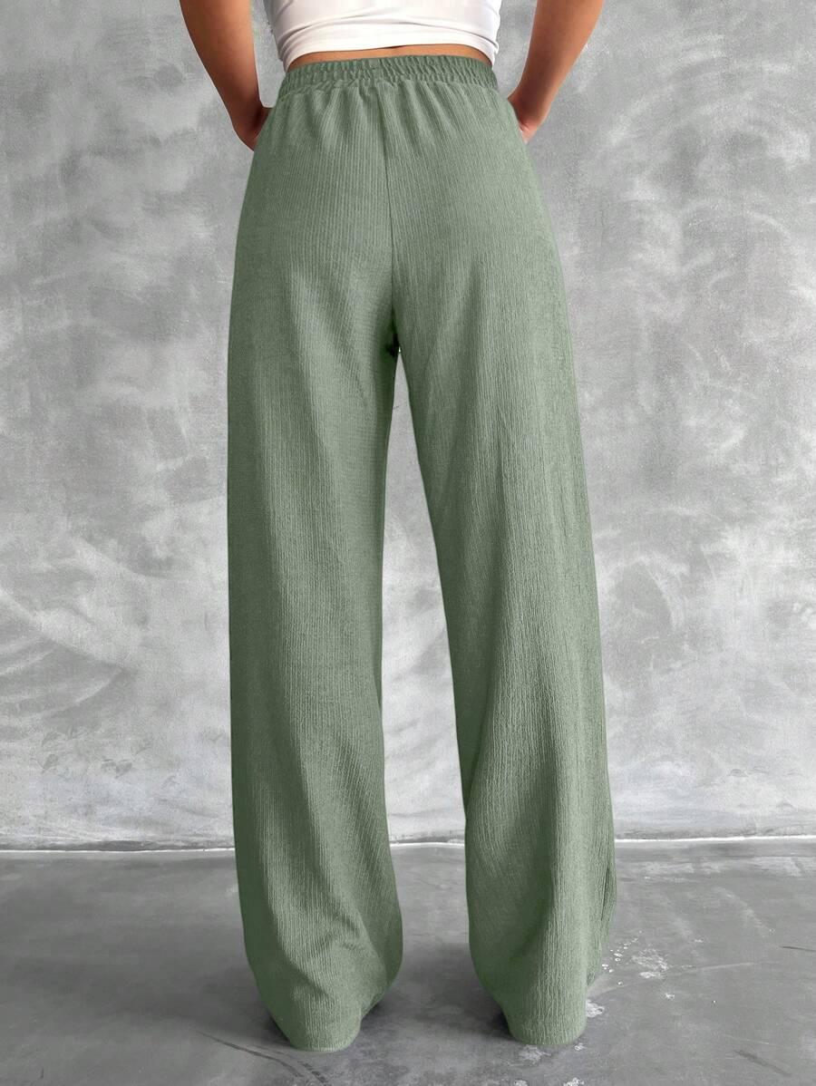 ZIELONE SPODNIE CASUAL
