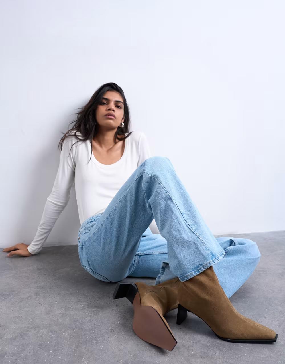 NIEBIESKIE SPODNIE JEANS