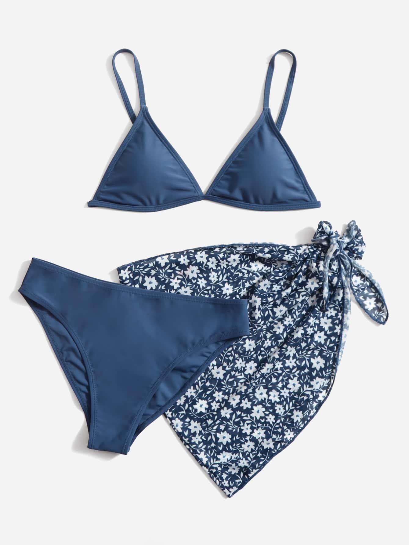 DWUCZĘŚCIOWY STRÓJ KĄPIELOWY SARONG KOMPLET