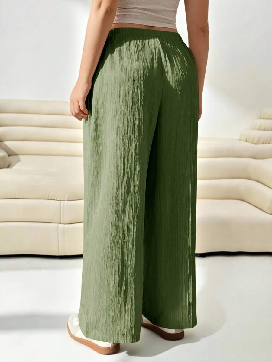 ZIELONE SPODNIE CASUAL 