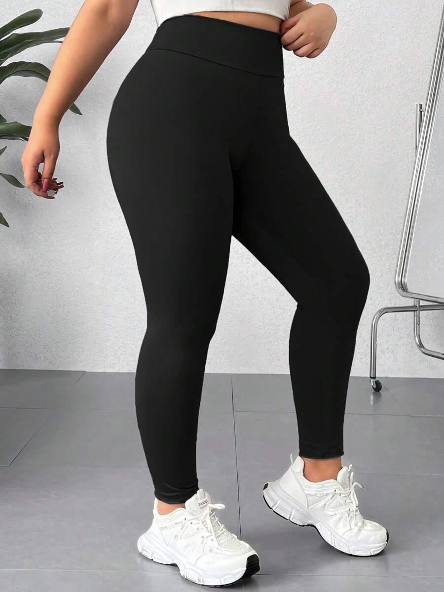 CZARNE LEGGINSY WYSOKI STAN 