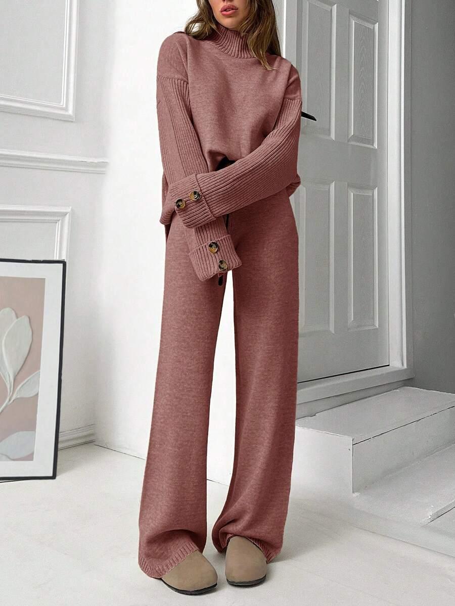 sweter spodnie komplet