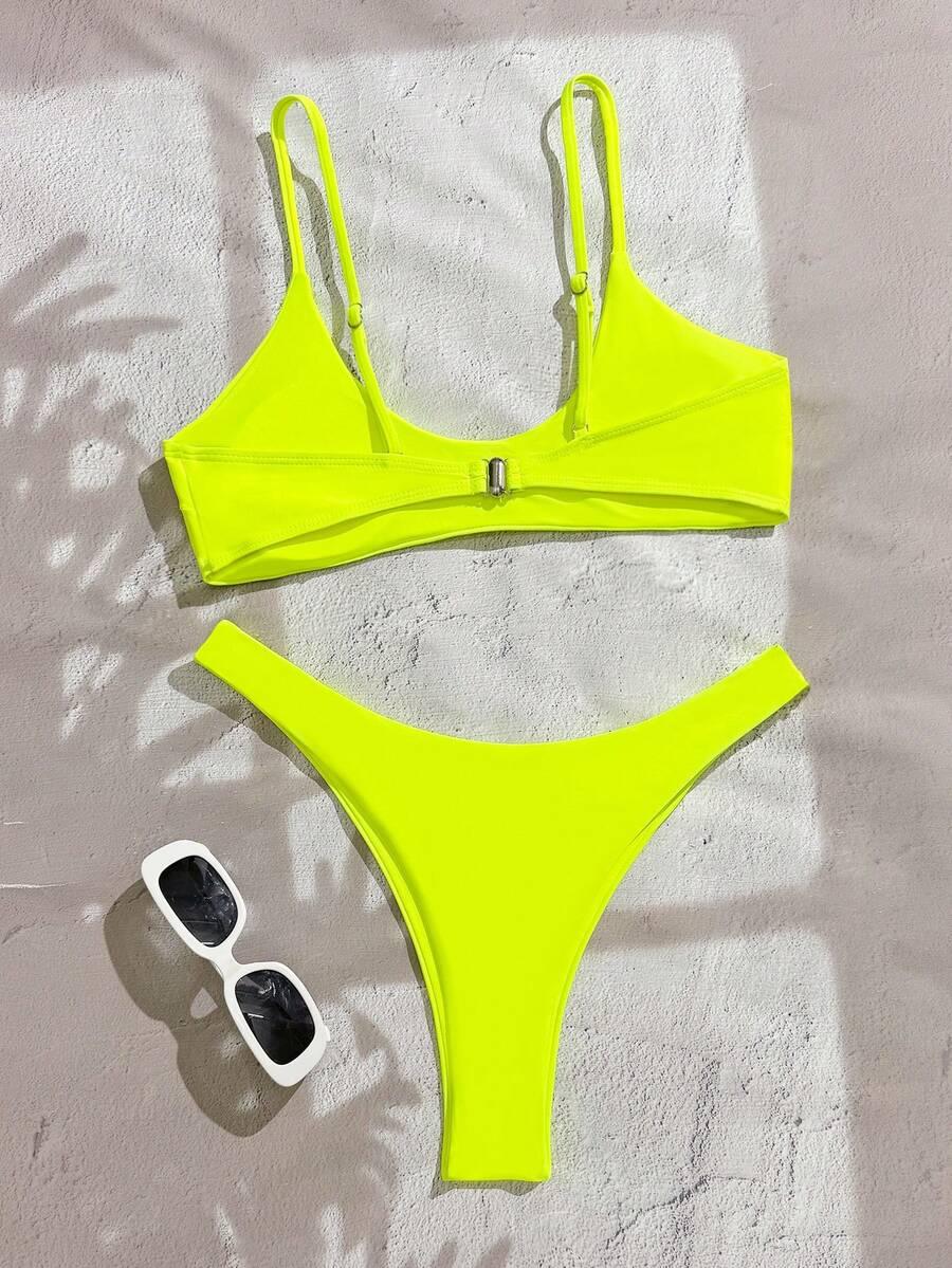 komplet bikini neon