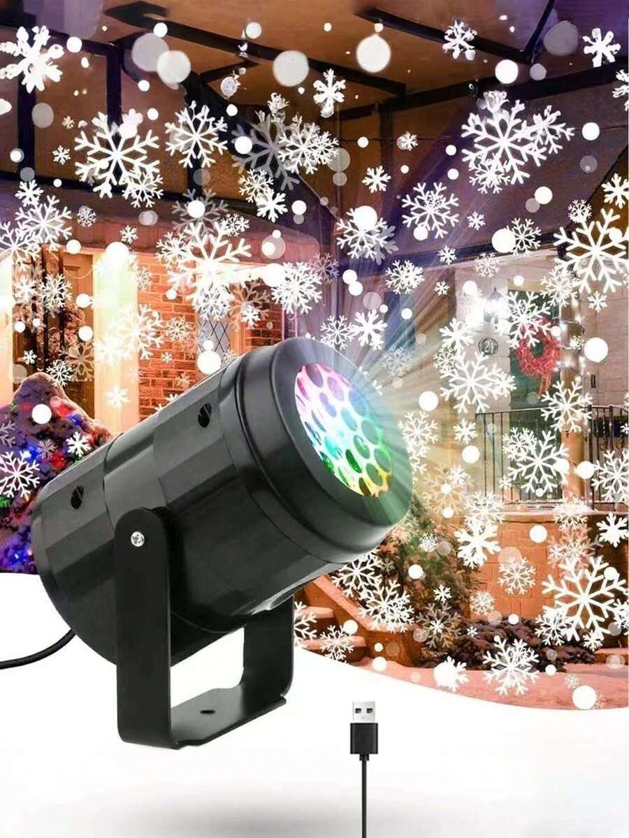 projektor led motyw świąteczny