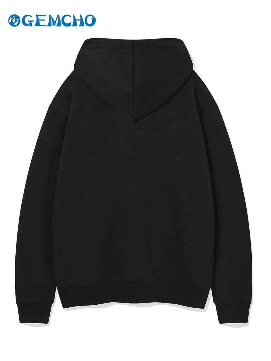CZARNA BLUZA KAPTUR 