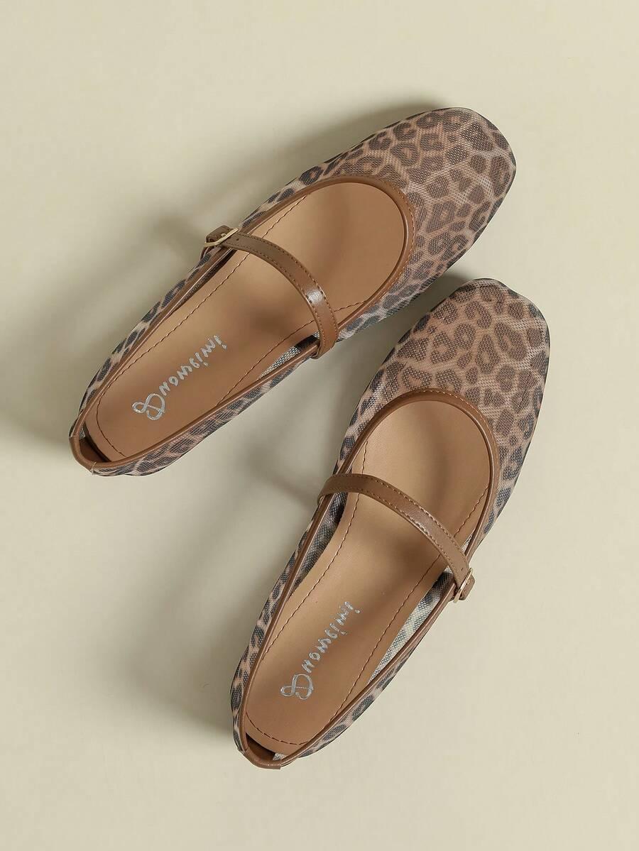 BALERINY LEOPARD PRINT