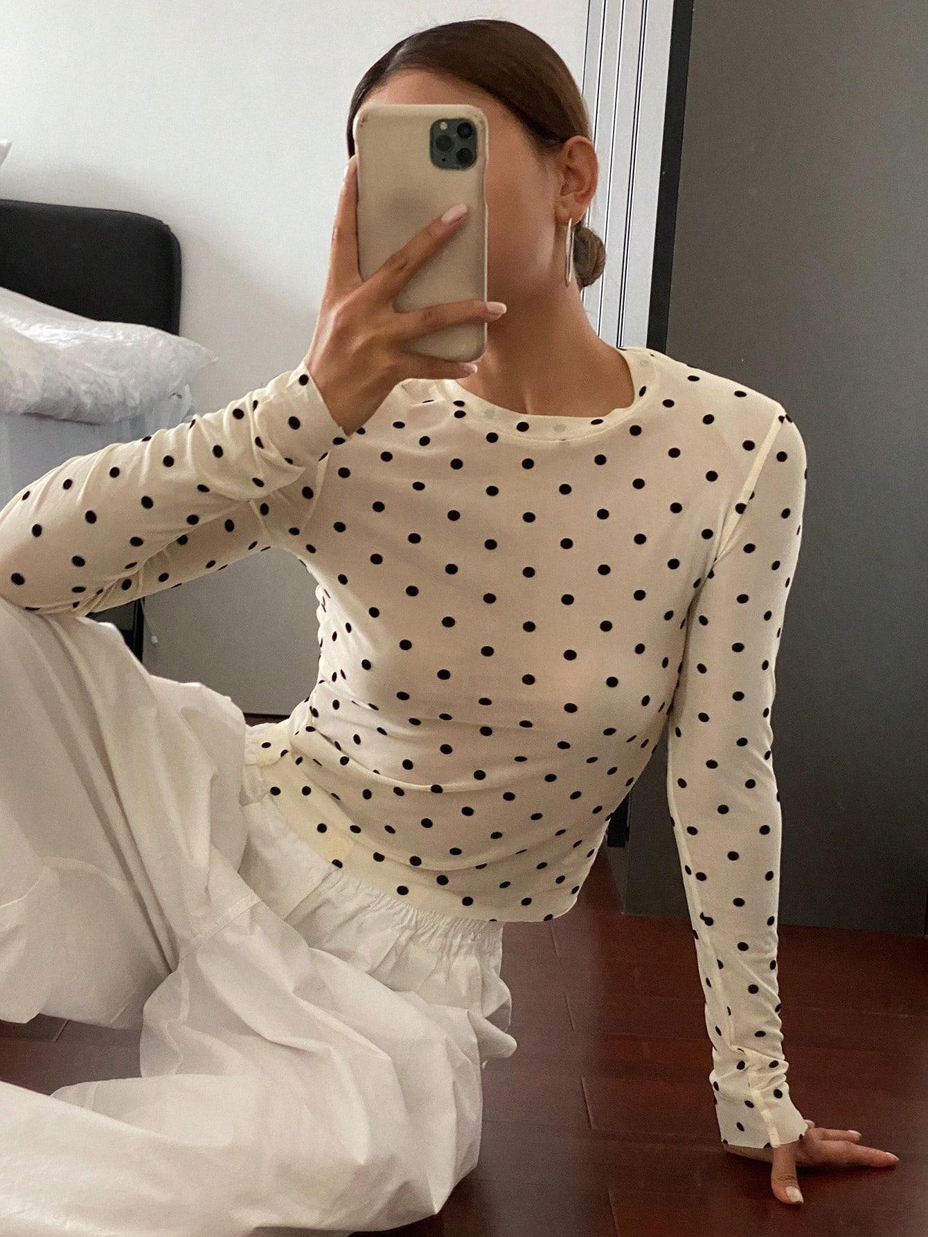 BLUZA WZÓR GROSZKI