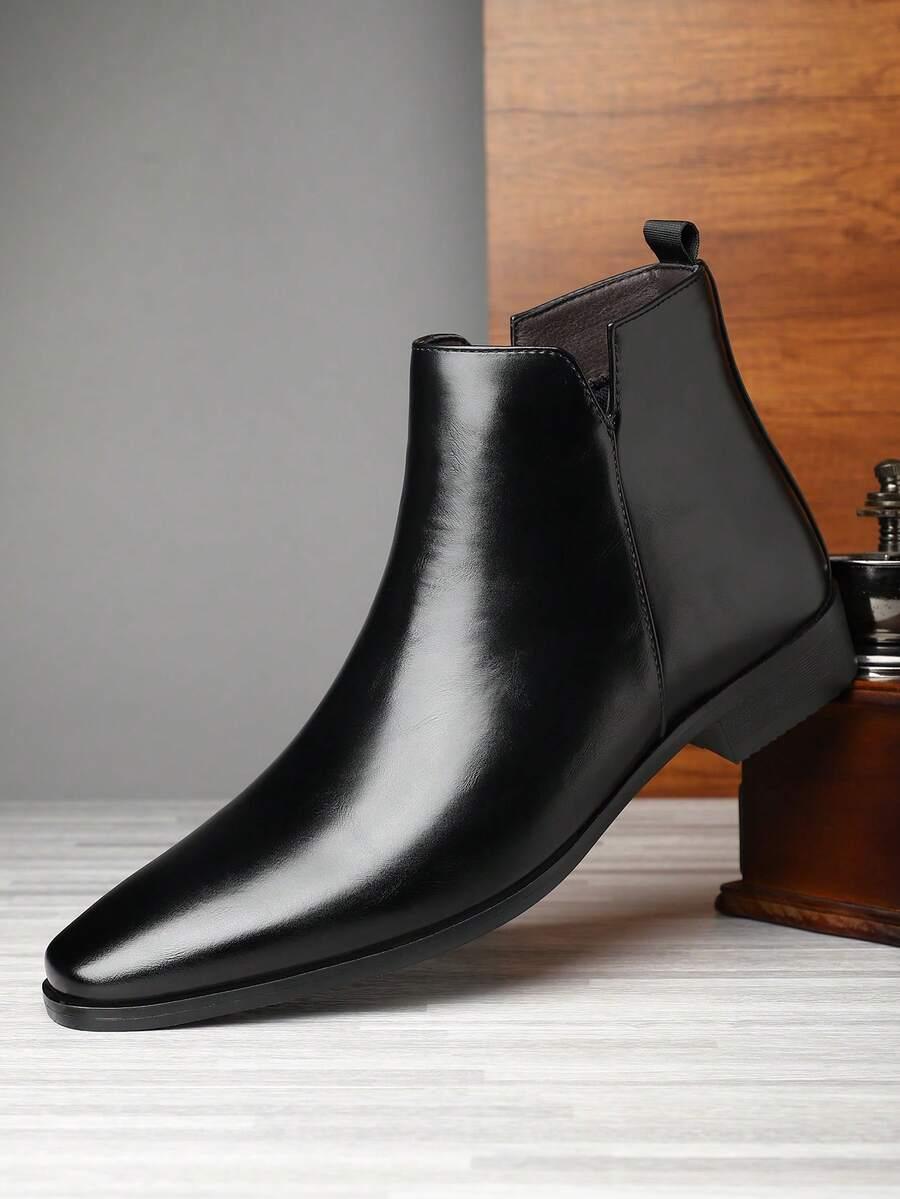 czarne buty sztyblety