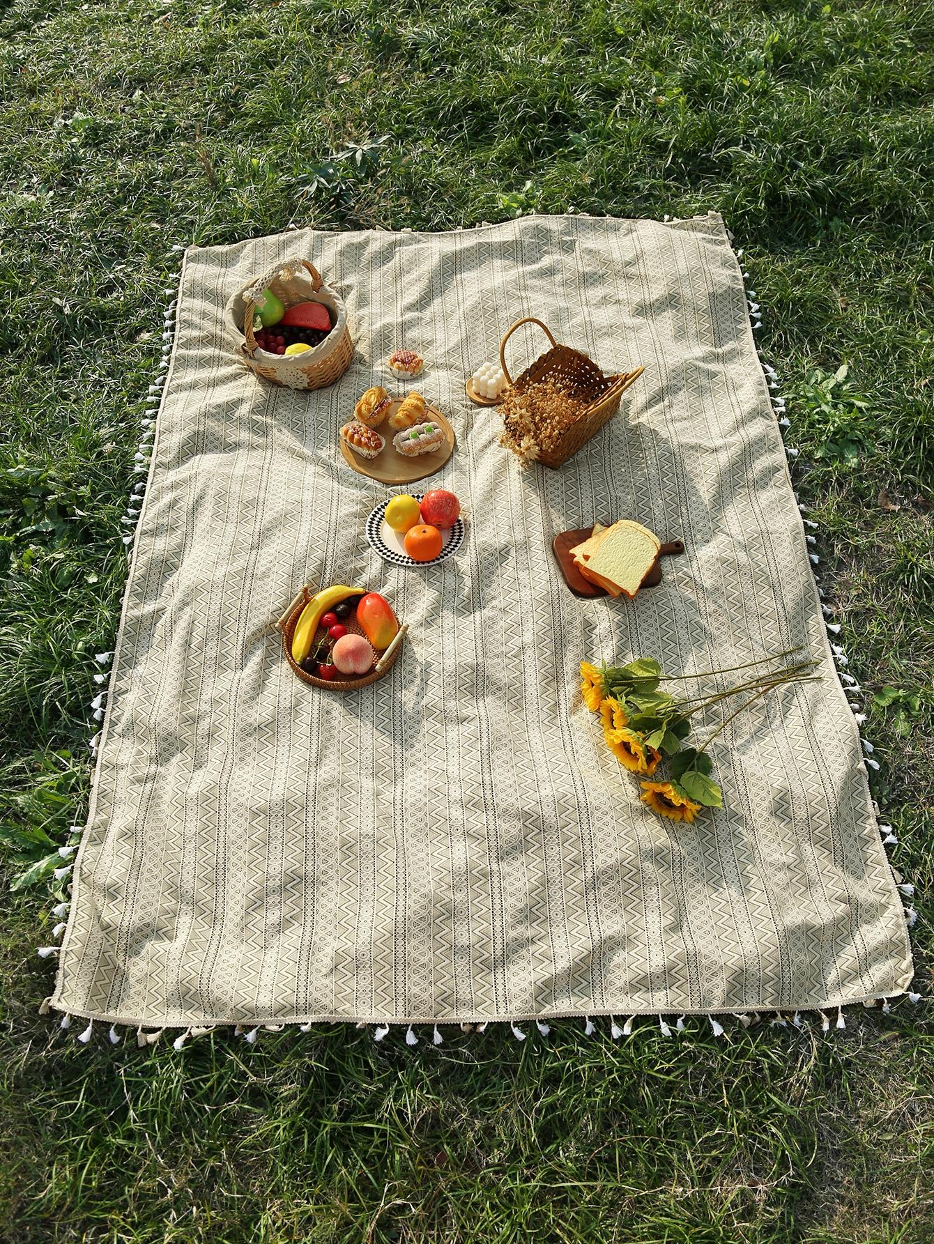 koc piknikowy frędzle
