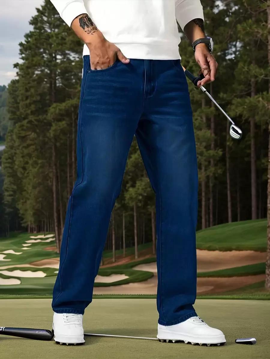 NIEBIESKIE SPODNIE JEANS