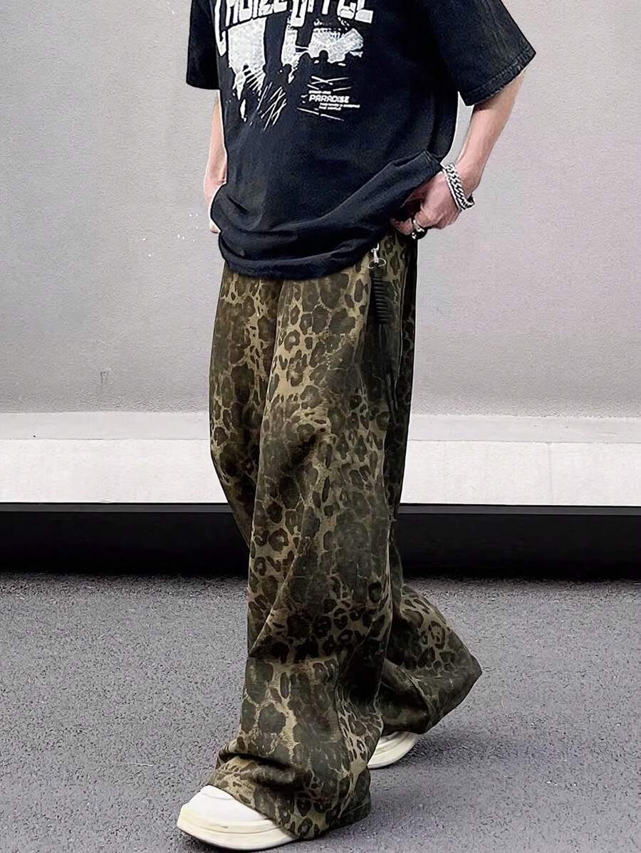 spodnie animal print