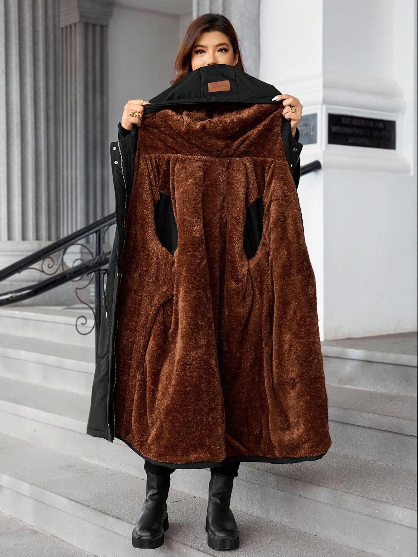 CZARNA KURTKA PARKA