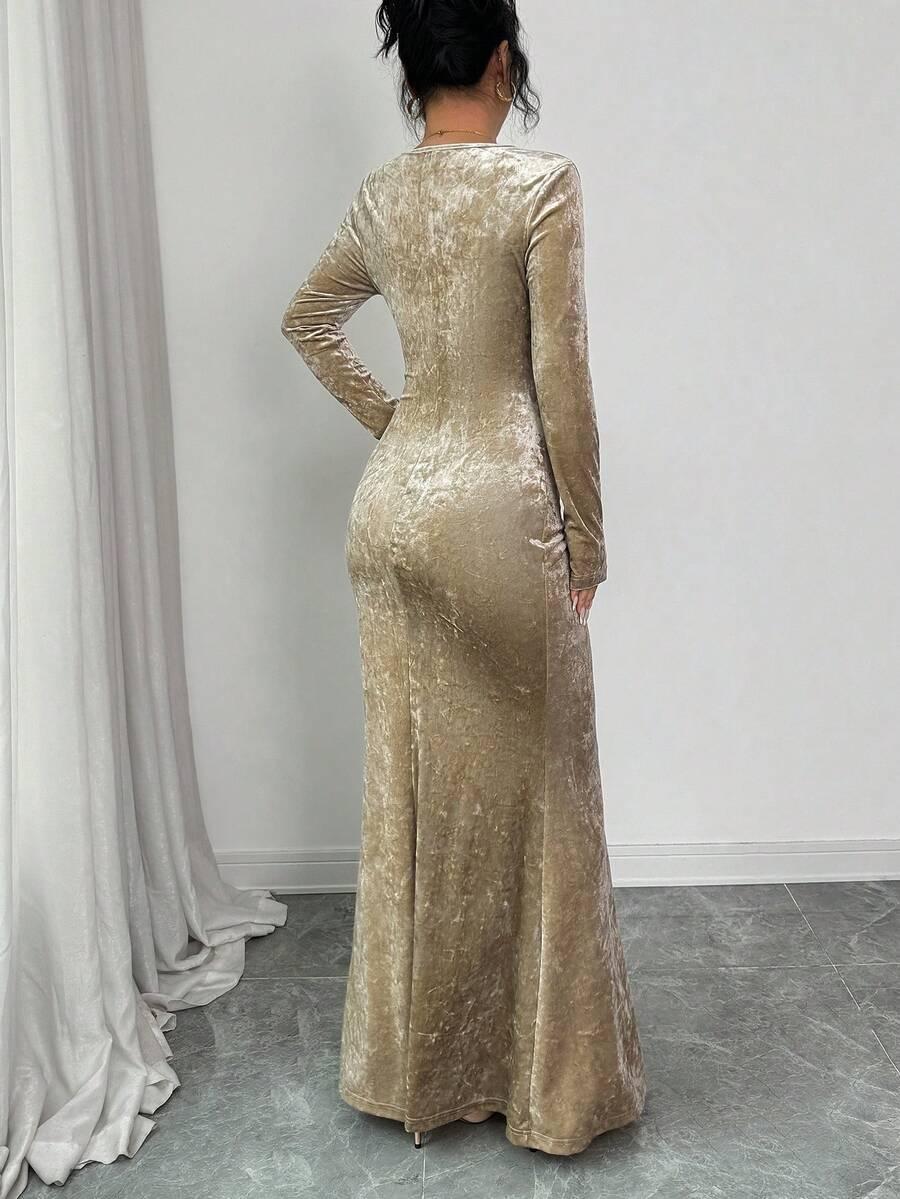 ELEGANCKA SUKIENKA WELUROWA