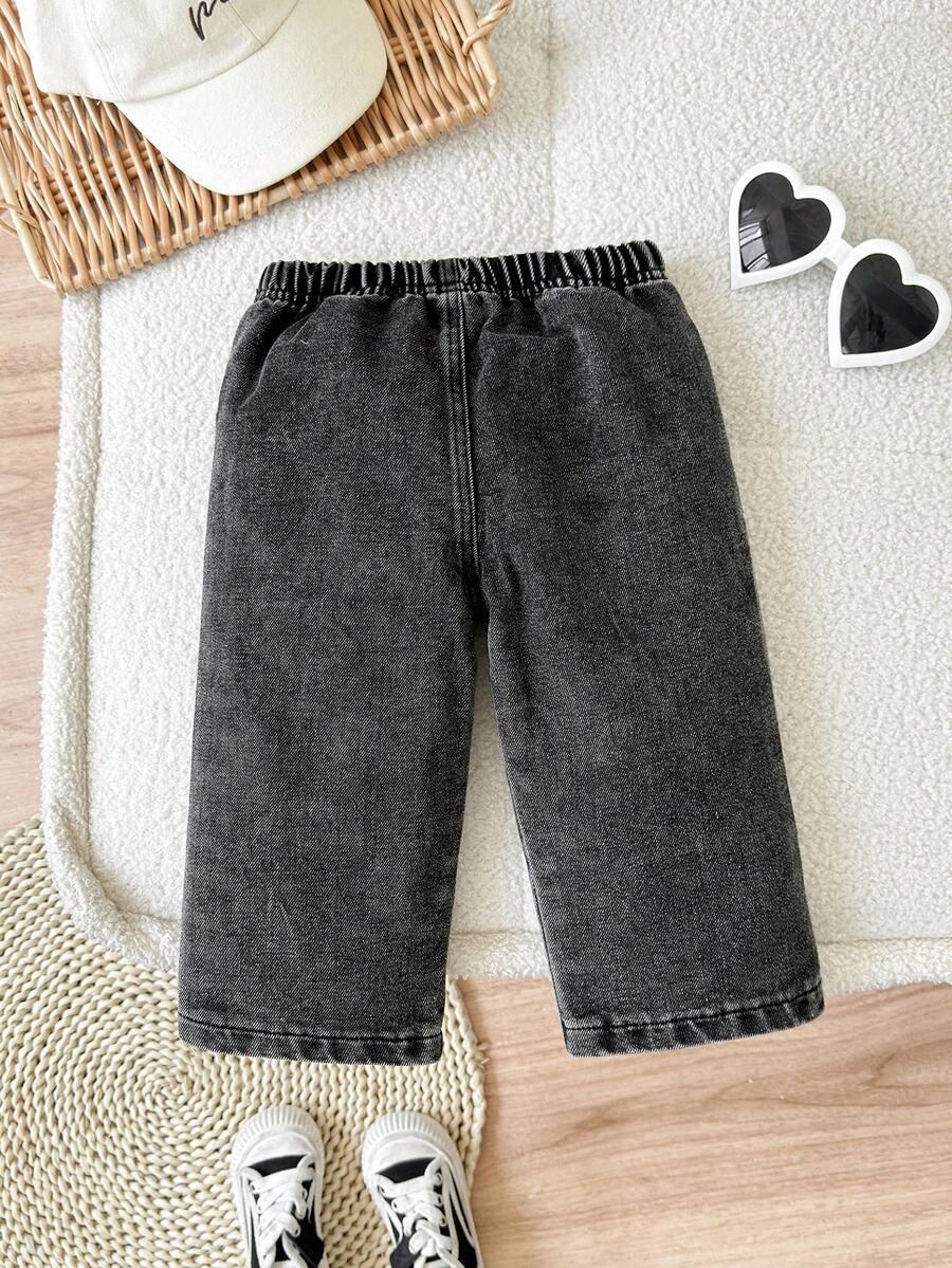 SZARE SPODNIE JEANS 