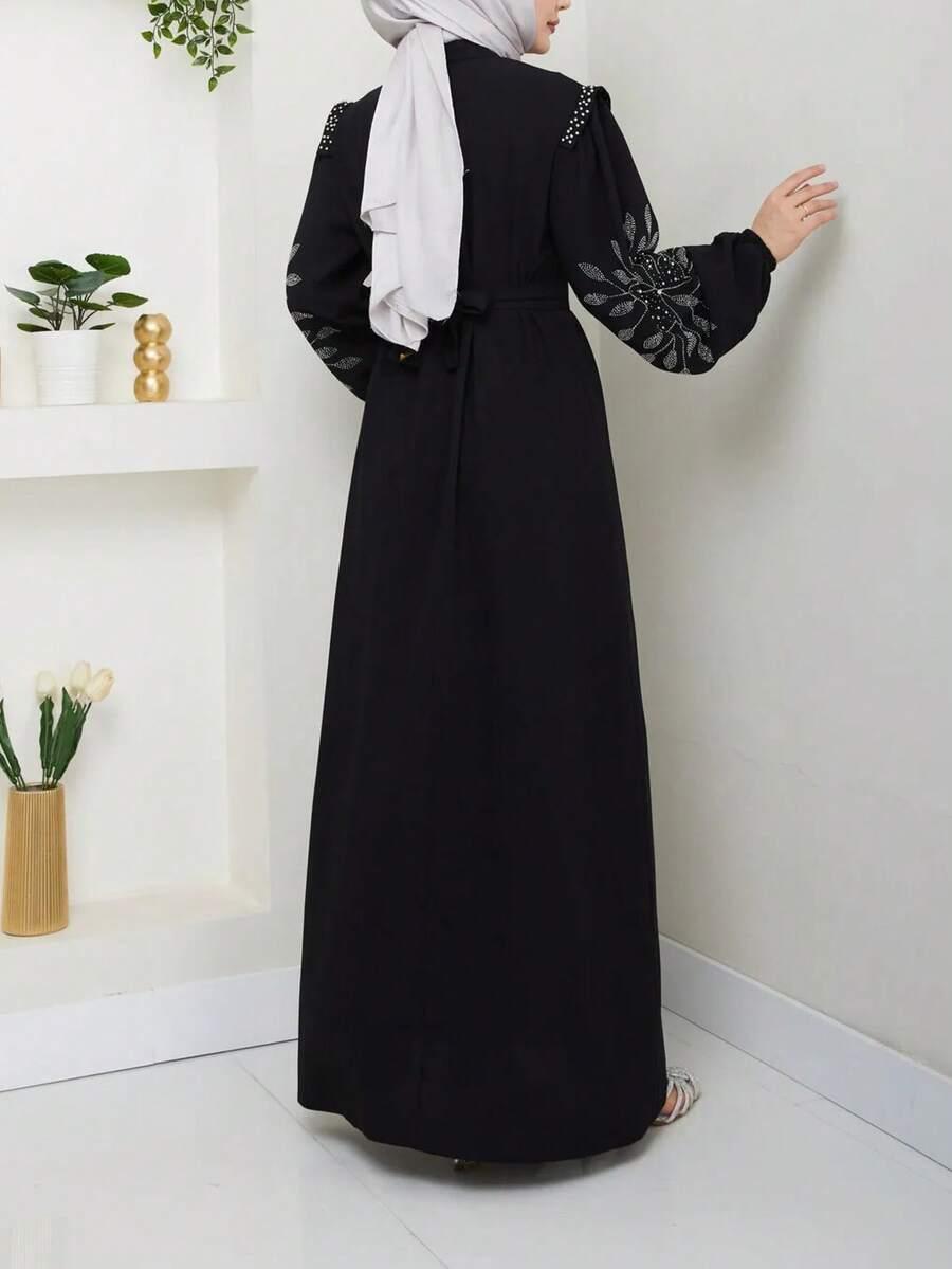 CZARNA MAXI SUKIENKA