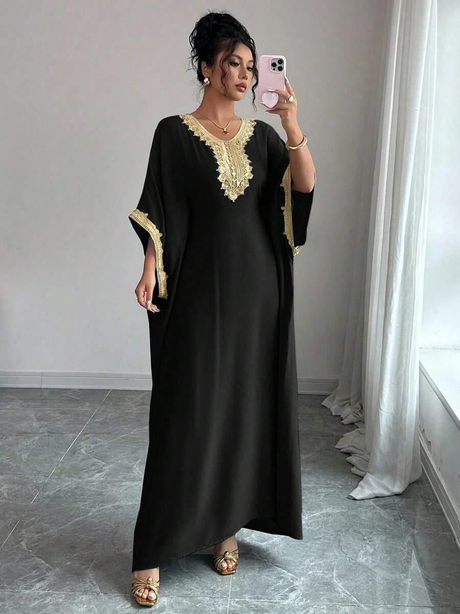 CZARNA MAXI SUKIENKA