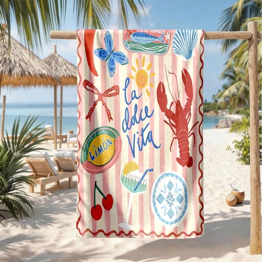 ręcznik plażowy print