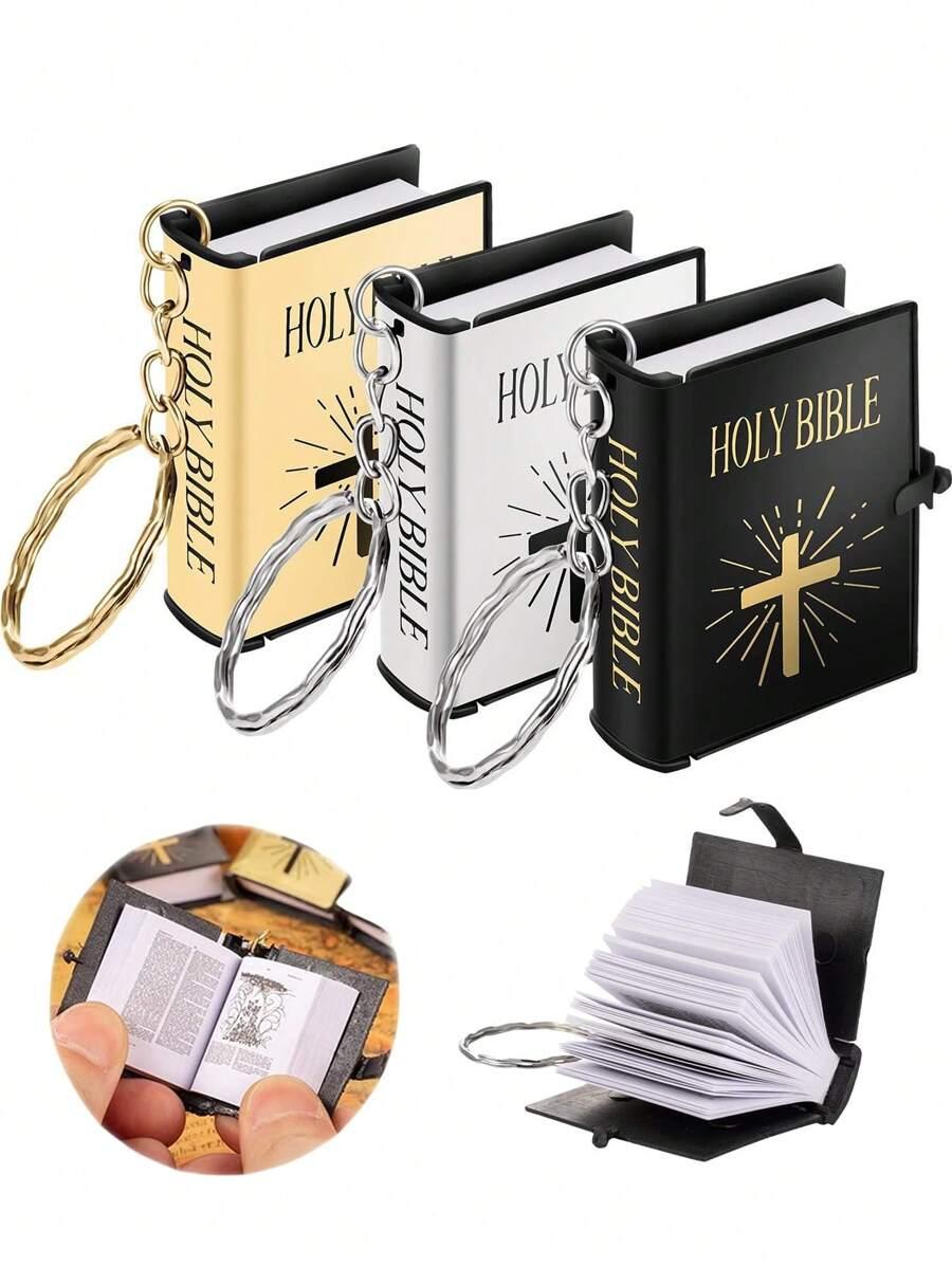 BRELOK KSIĄZKA BIBLIA 3 SZT