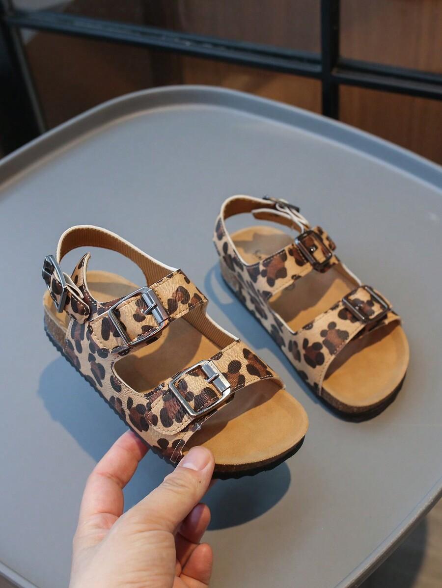 SANDAŁY ANIMAL PRINT sprzączki