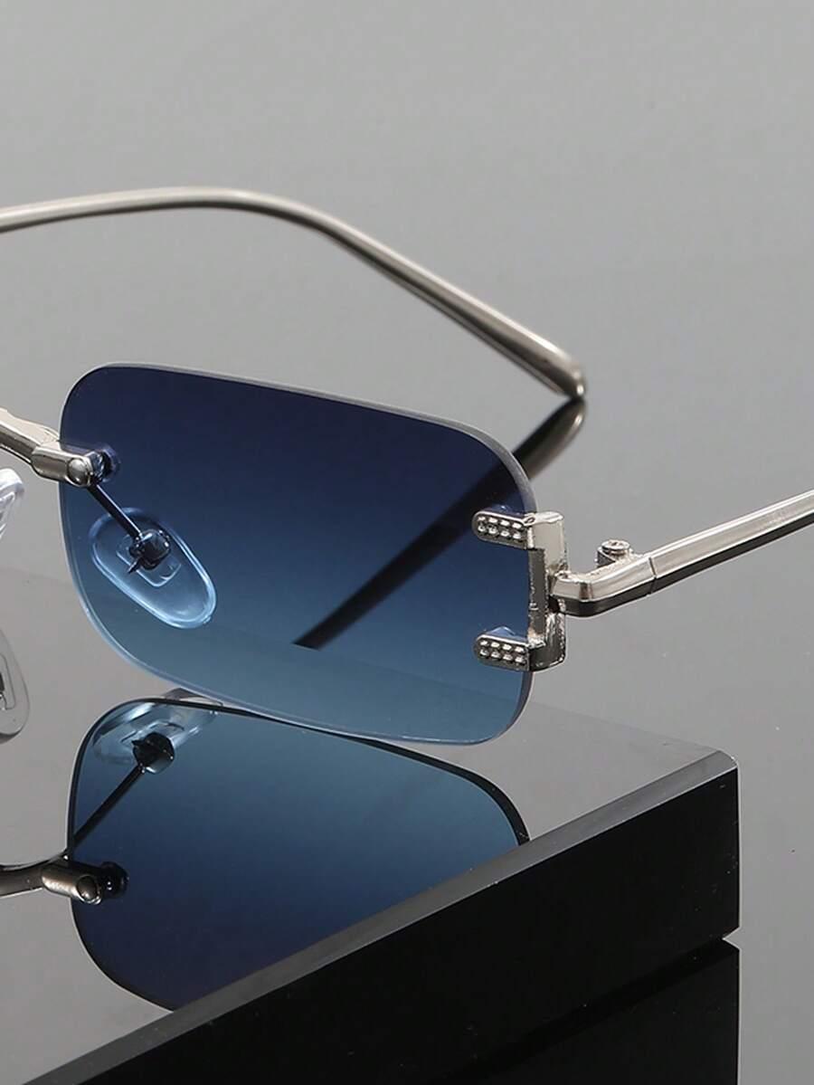 niebieskie okulary przeciwsłoneczne