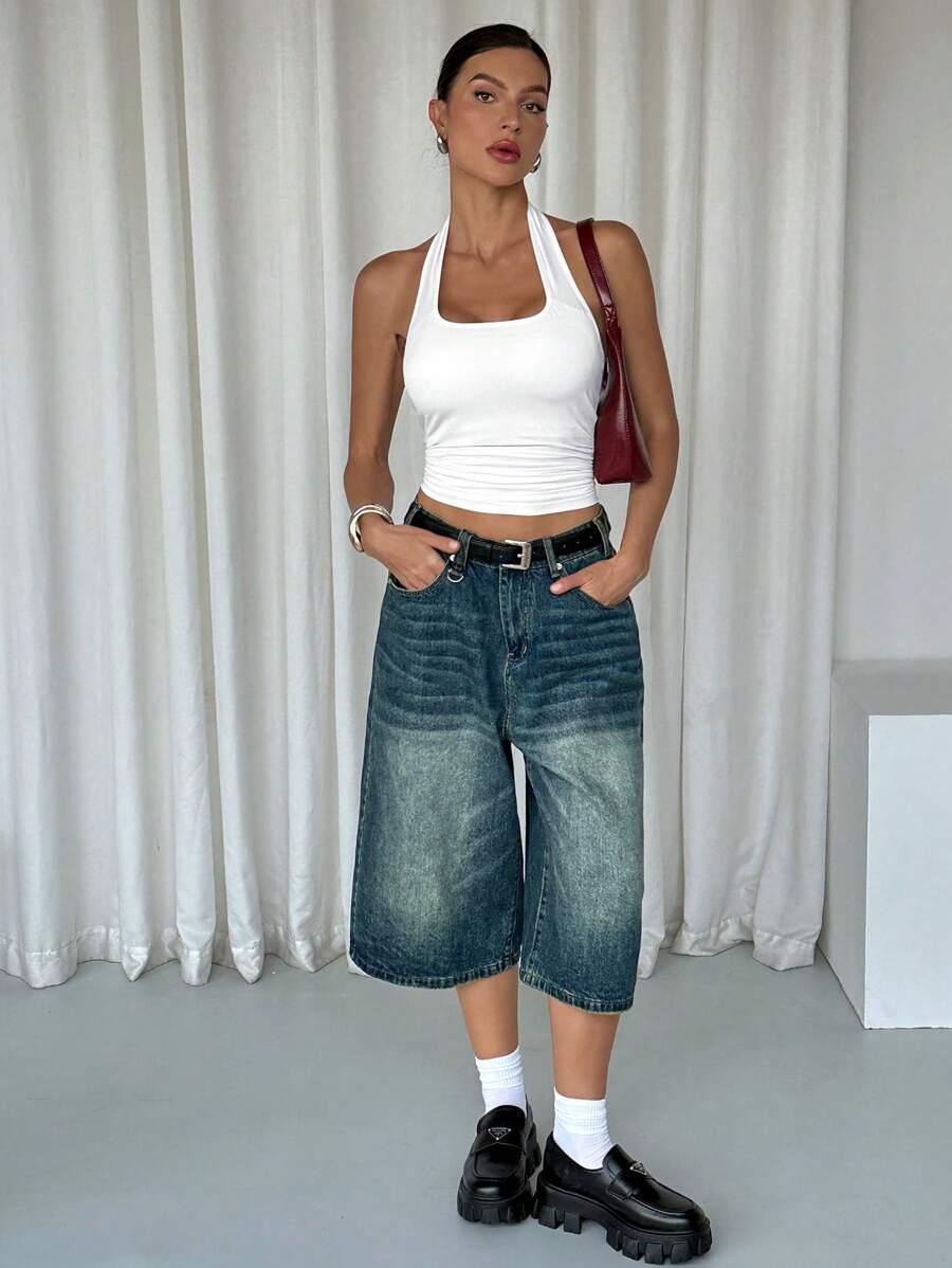BIAŁY TOP CASUAL