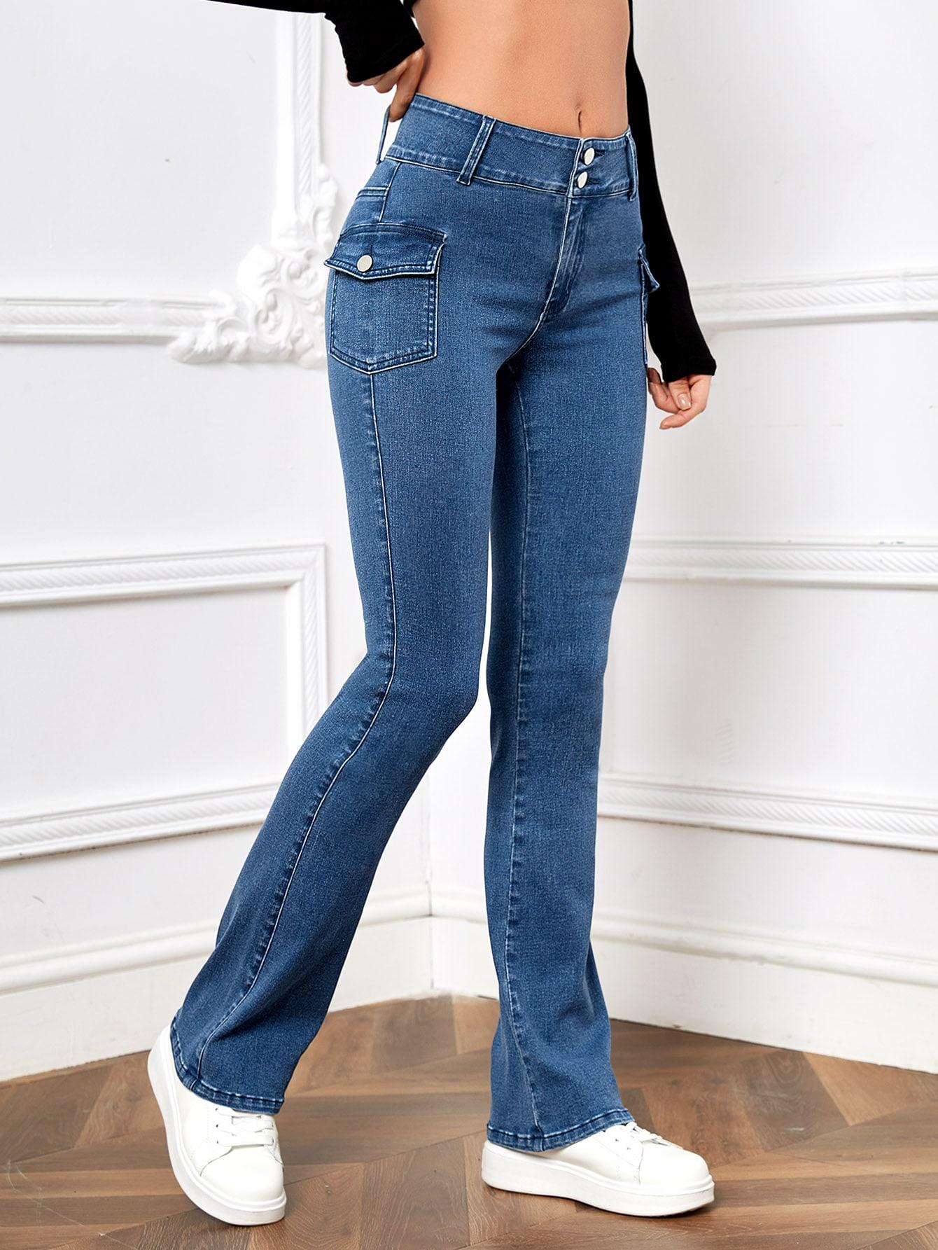 NIEBIESKIE SPODNIE JEANS