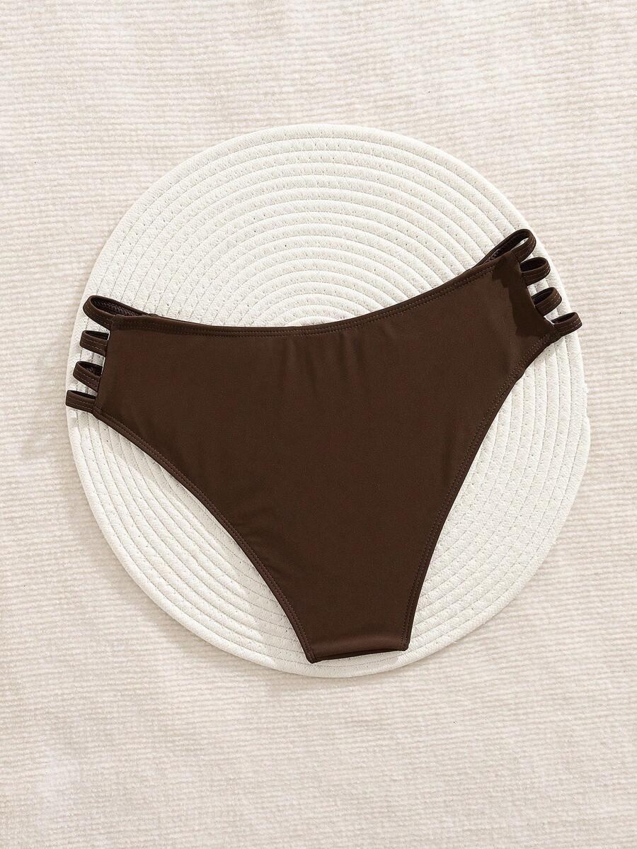 brązowy dół od bikini 