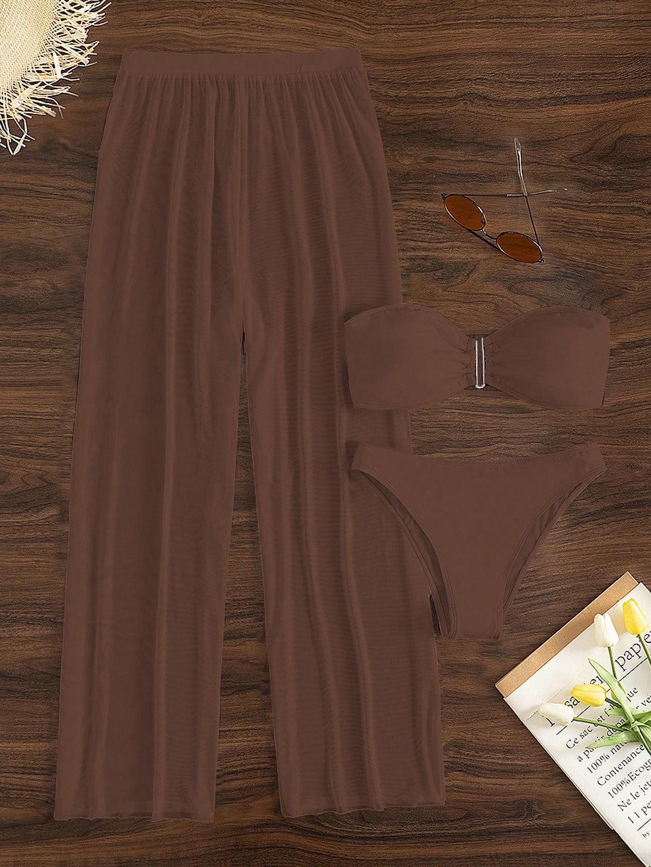 DWUCZĘŚCIOWY STRÓJ KĄPIELOWY SPODNIE KOMPLET