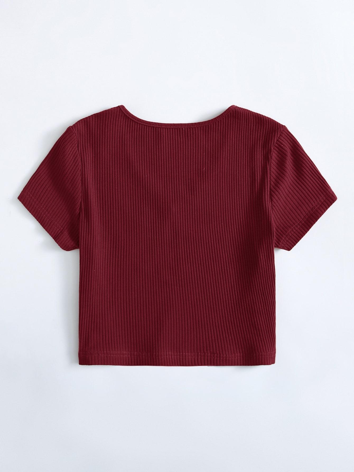 BURGUNDOWY TOP PRĄŻKI 