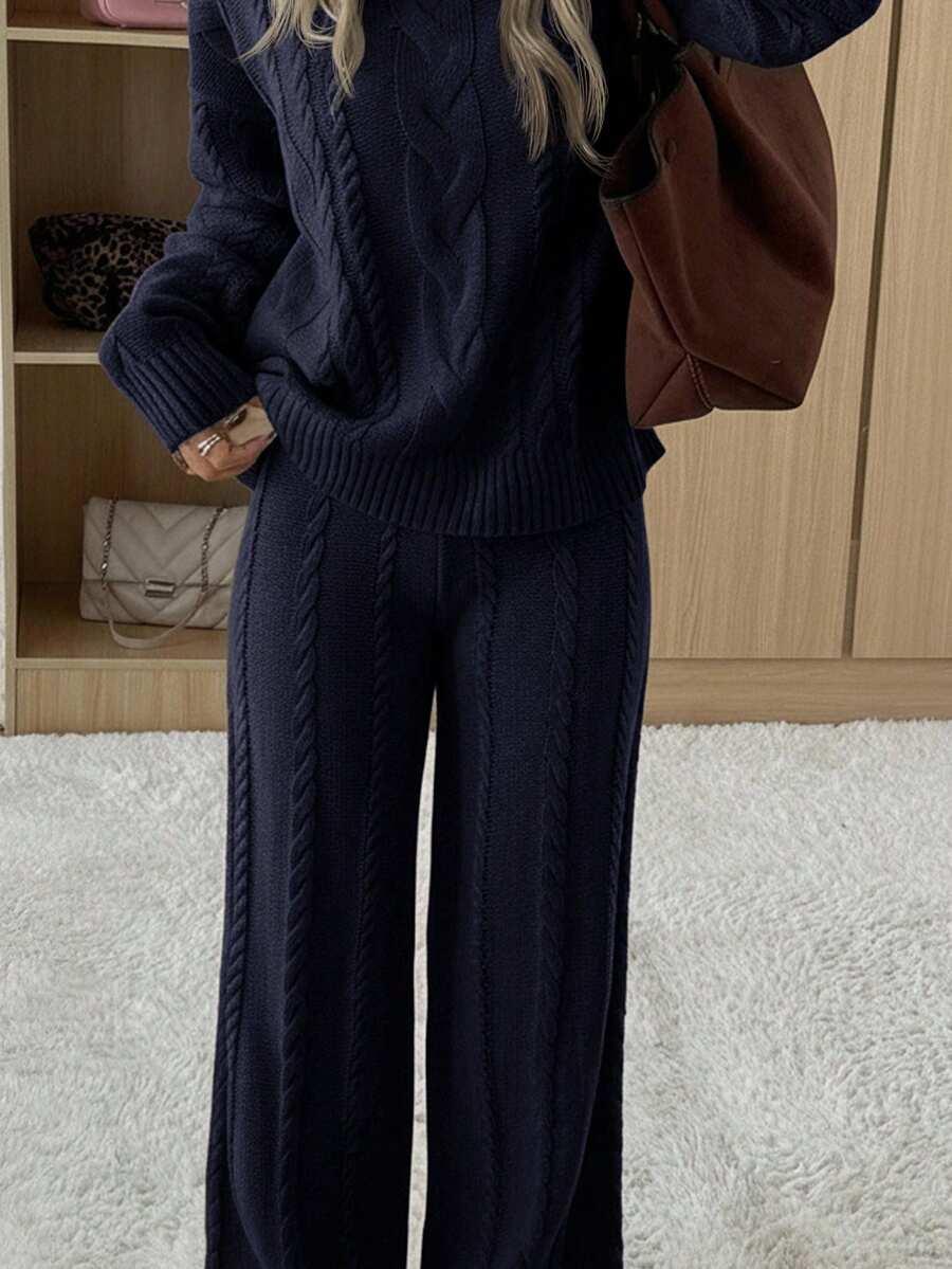 KOMPLET SWETER SPODNIE