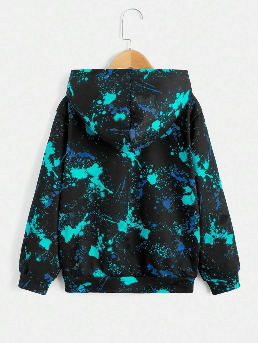 Bluza z kapturem nadruk 