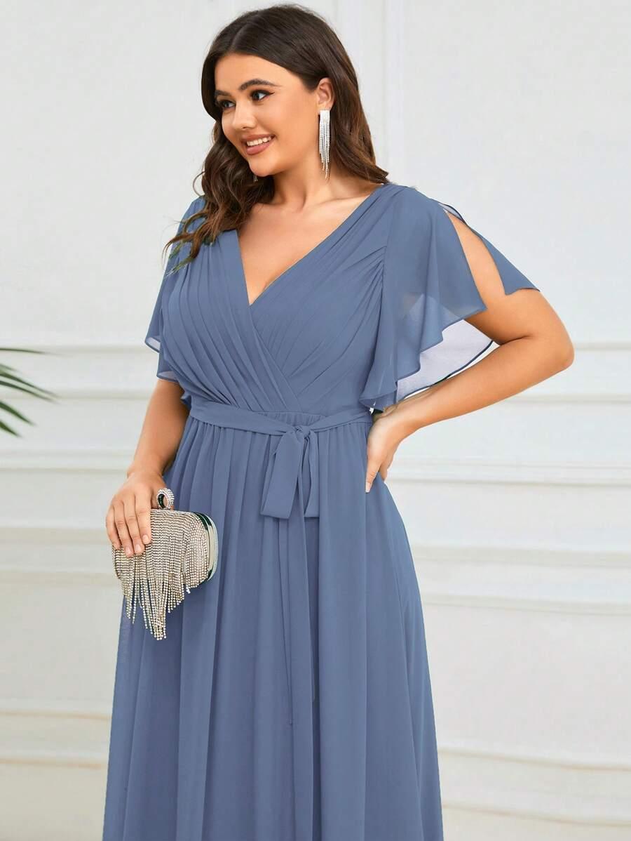 NIEBIESKA MAXI SUKIENKA