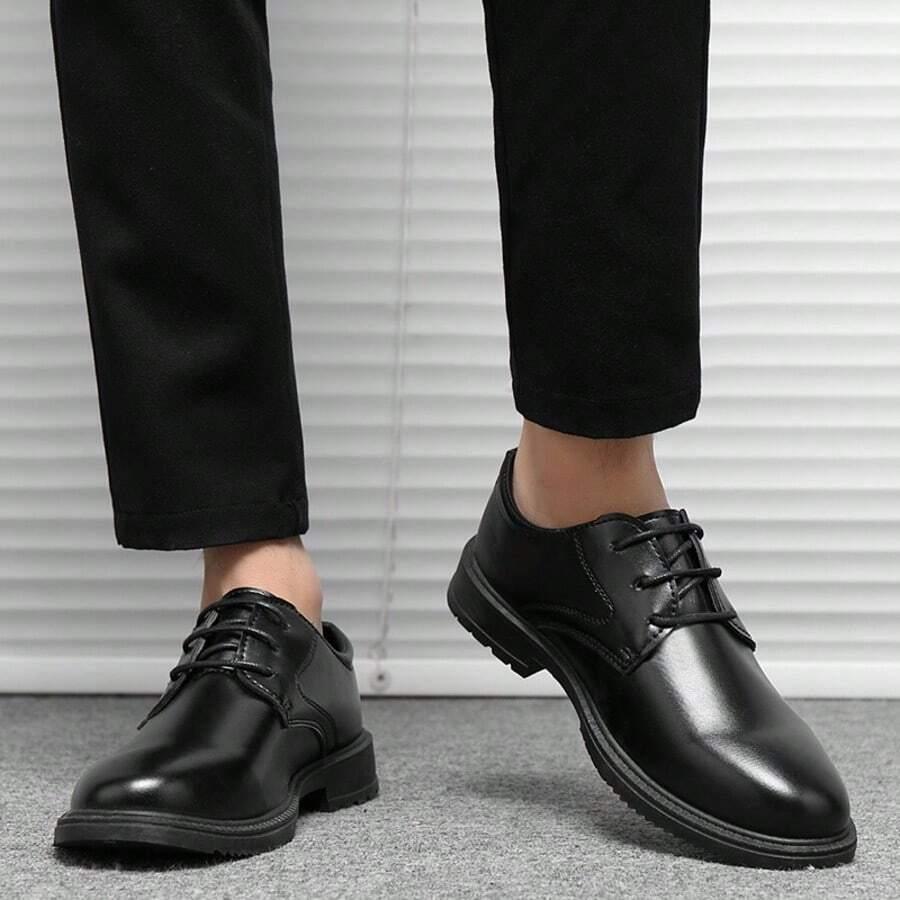 CZARNE BUTY IMITACJA SKÓRY