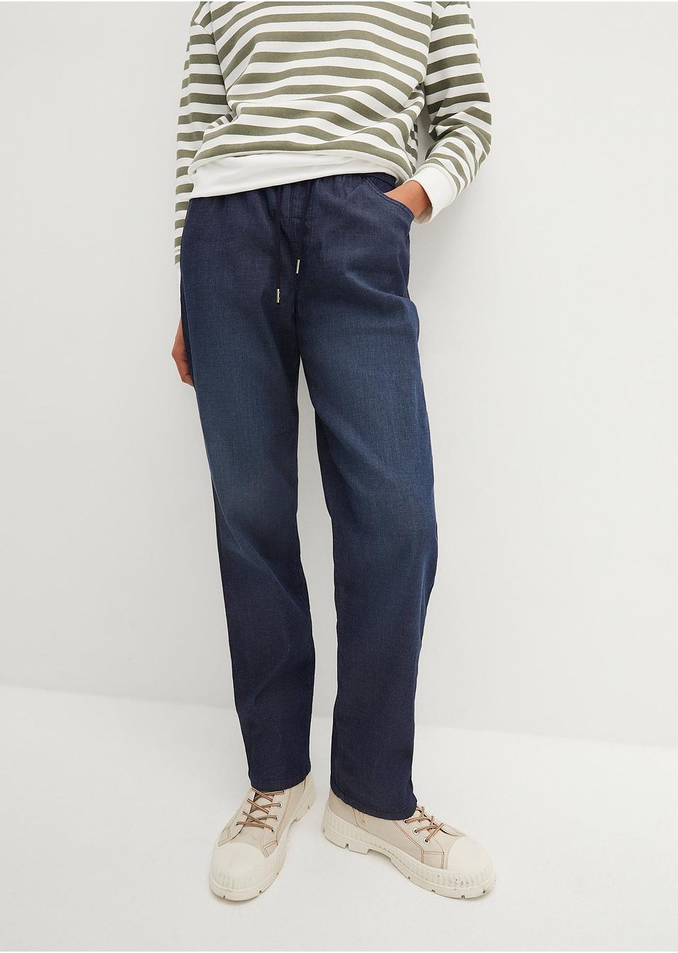 NIEBIESKIE SPODNIE JEANS