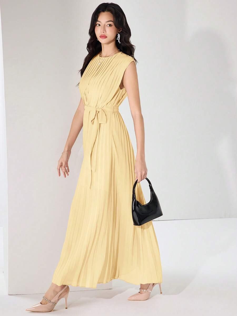 PLISOWANA MAXI SUKIENKA
