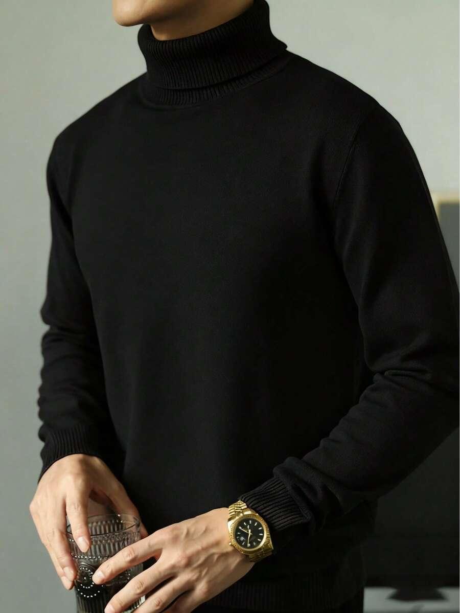 CZARNY SWETER GOLF